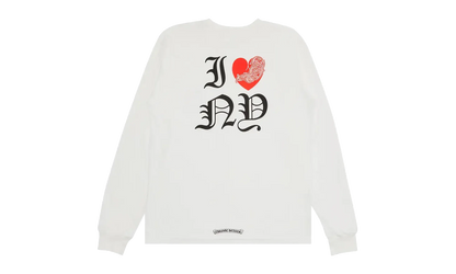 I Love NY Longsleeve T-Shirt "White" CHRM0009