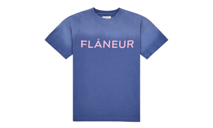 Washed Puffed Logo Tee "Purple" F15147