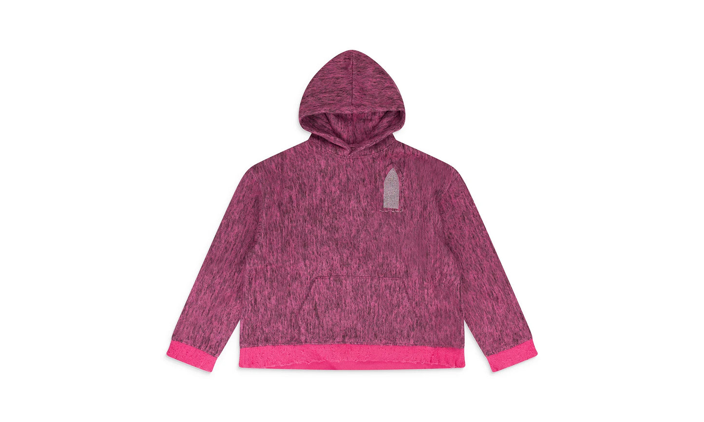 PYRAMID HOODED SWEATSHIRT "Red" WDWMHDS 0024