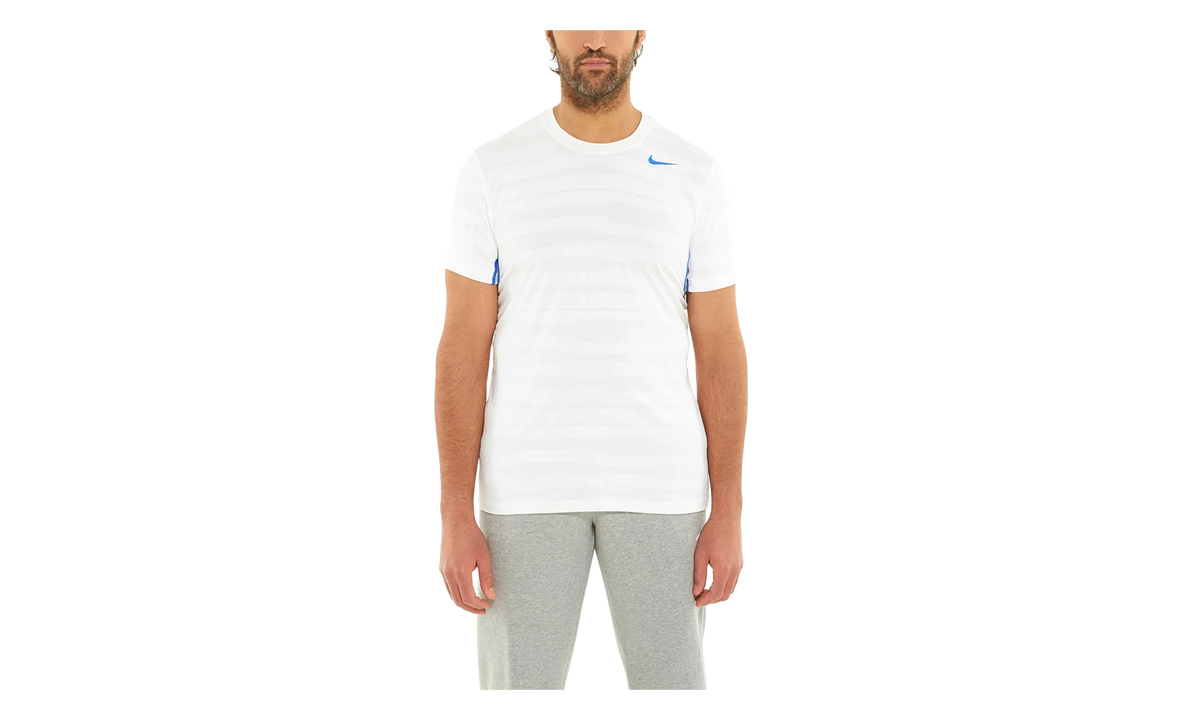 DRI-FIT TENNIS STYLE T-SHIRT "White / Blue" 424978 100