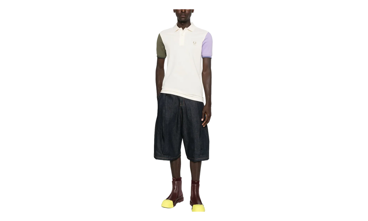 Color Blocked Polo "White" FP T504 051