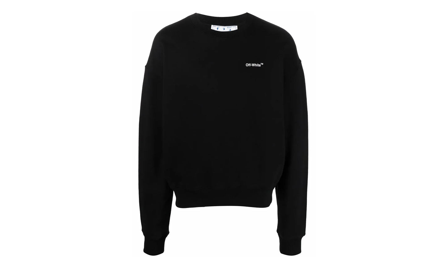Caravag Arrow Over Crewneck "Black / White" OMBA058C99FLE0021001