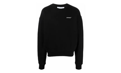 Caravag Arrow Over Crewneck "Black / White" OMBA058C99FLE0021001