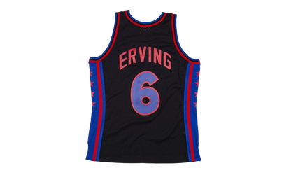 NBA Julius Erving Reload Swingman Jersey "1976 Philadelphia 76ers - Black" SMJYCP19300 P76BLCK76JER