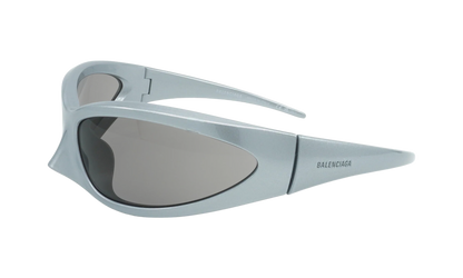 Geometric Frame Sunglasses "Silver / Silver" BB0251S 005