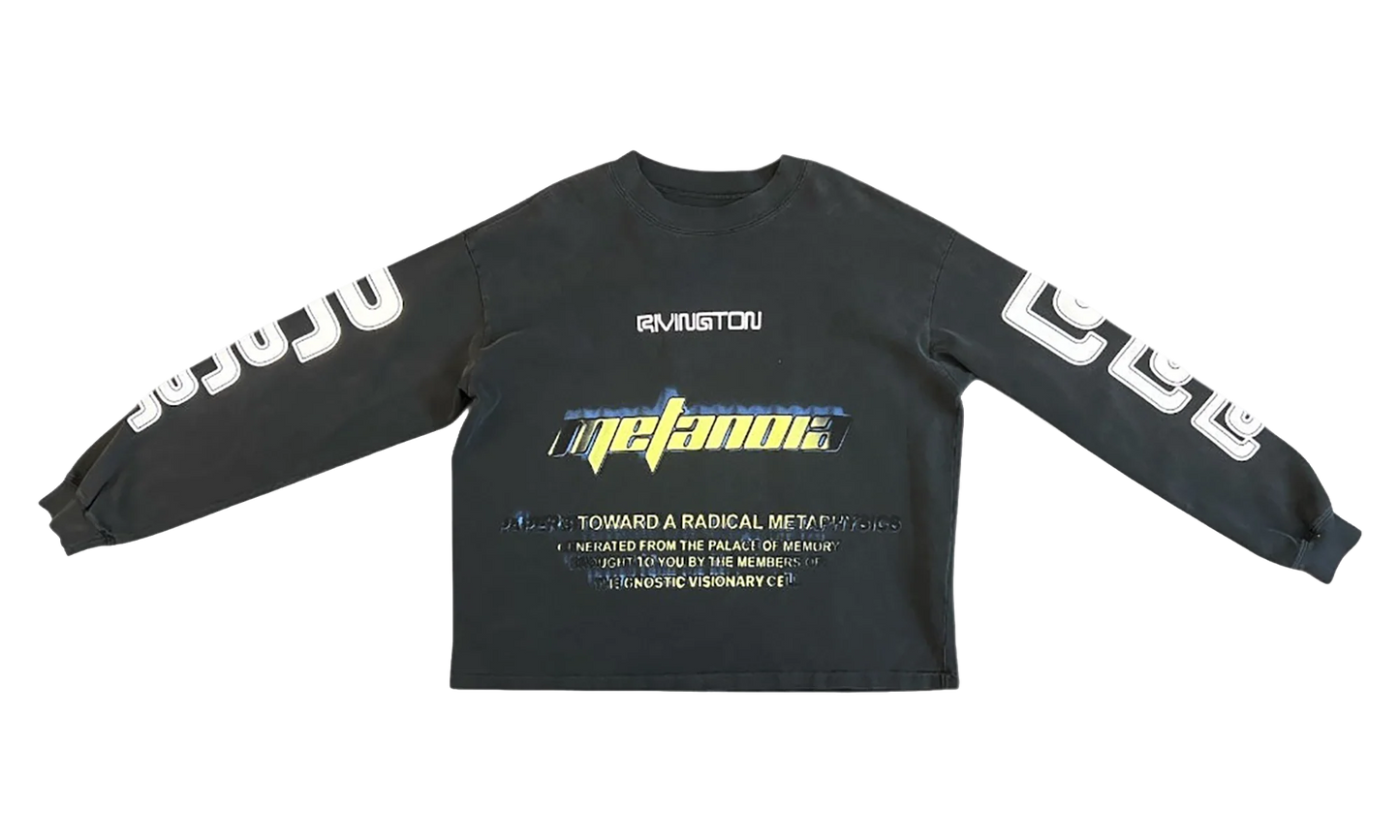 Radical Paper Garden Long-Sleeve Tee "Faded Black" RDCL LS06 FBLK