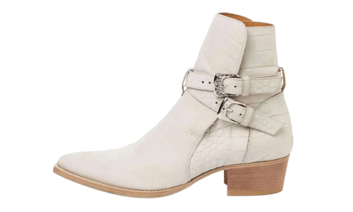 Jodhpur Boots "Ivory Croc" Y0F20425CN IVO