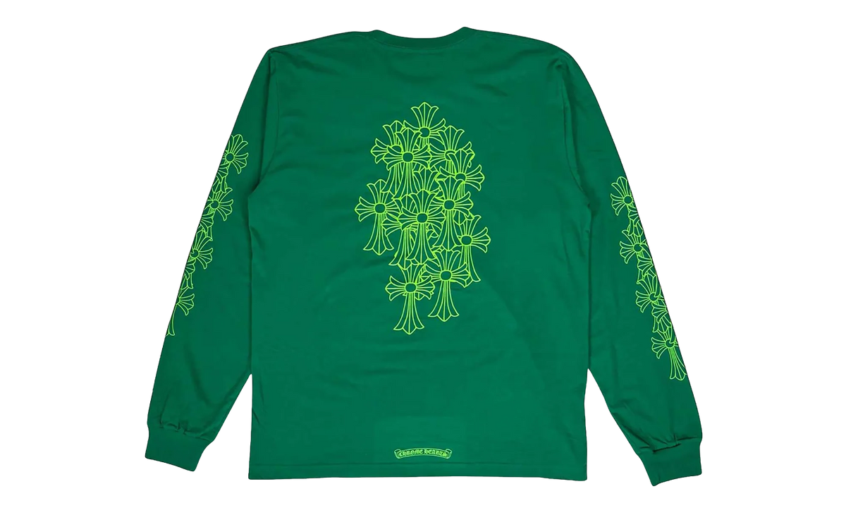 CEMETERY CROSS L/S Tee "GREEN" CHRM0842