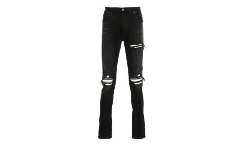 MX1 Ultra Suede Repair Jeans "Vintage Black White" MDNSY1055 097