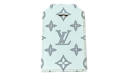 Chapman Brothers Luggage Tag "Monogram White" LVCBLTMW