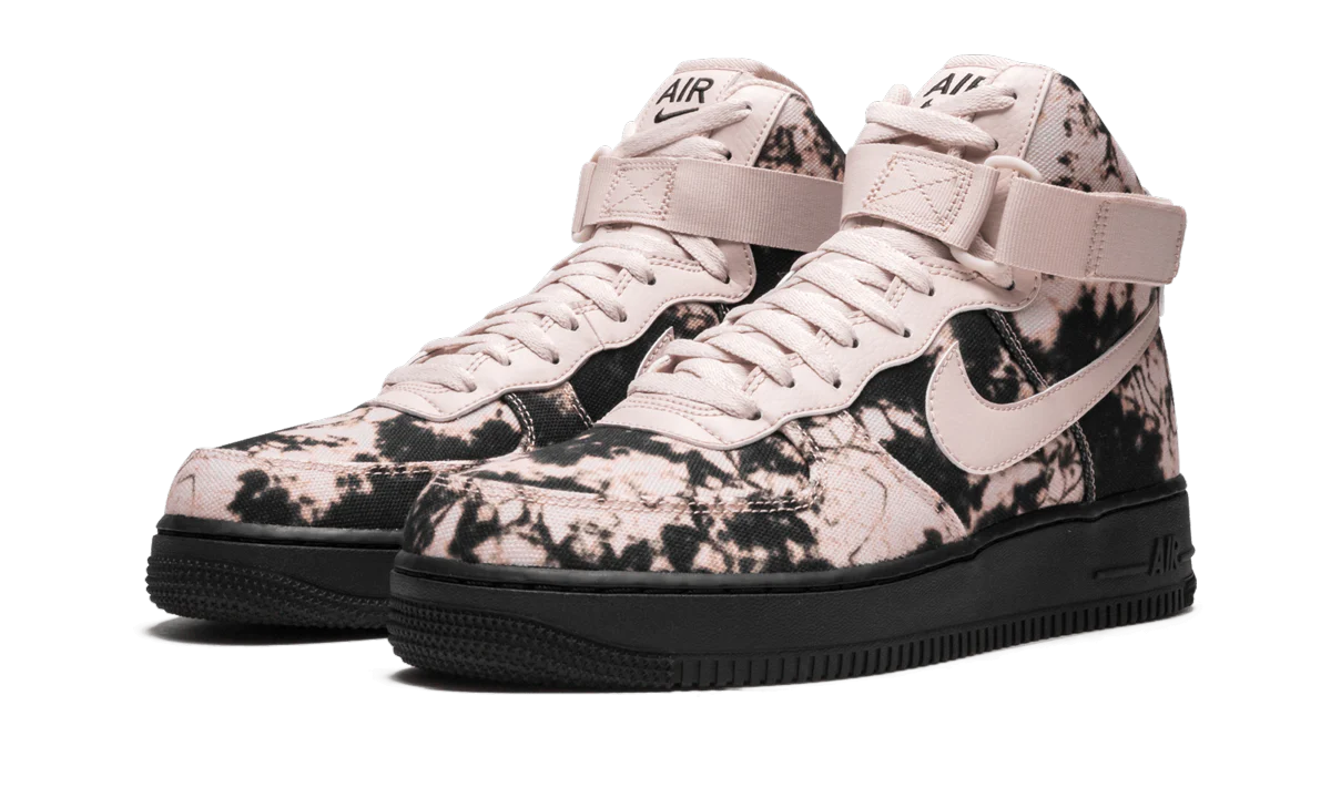Air Force 1 High Print "BLACK / PARTICLE BEIGE" AR1954 001