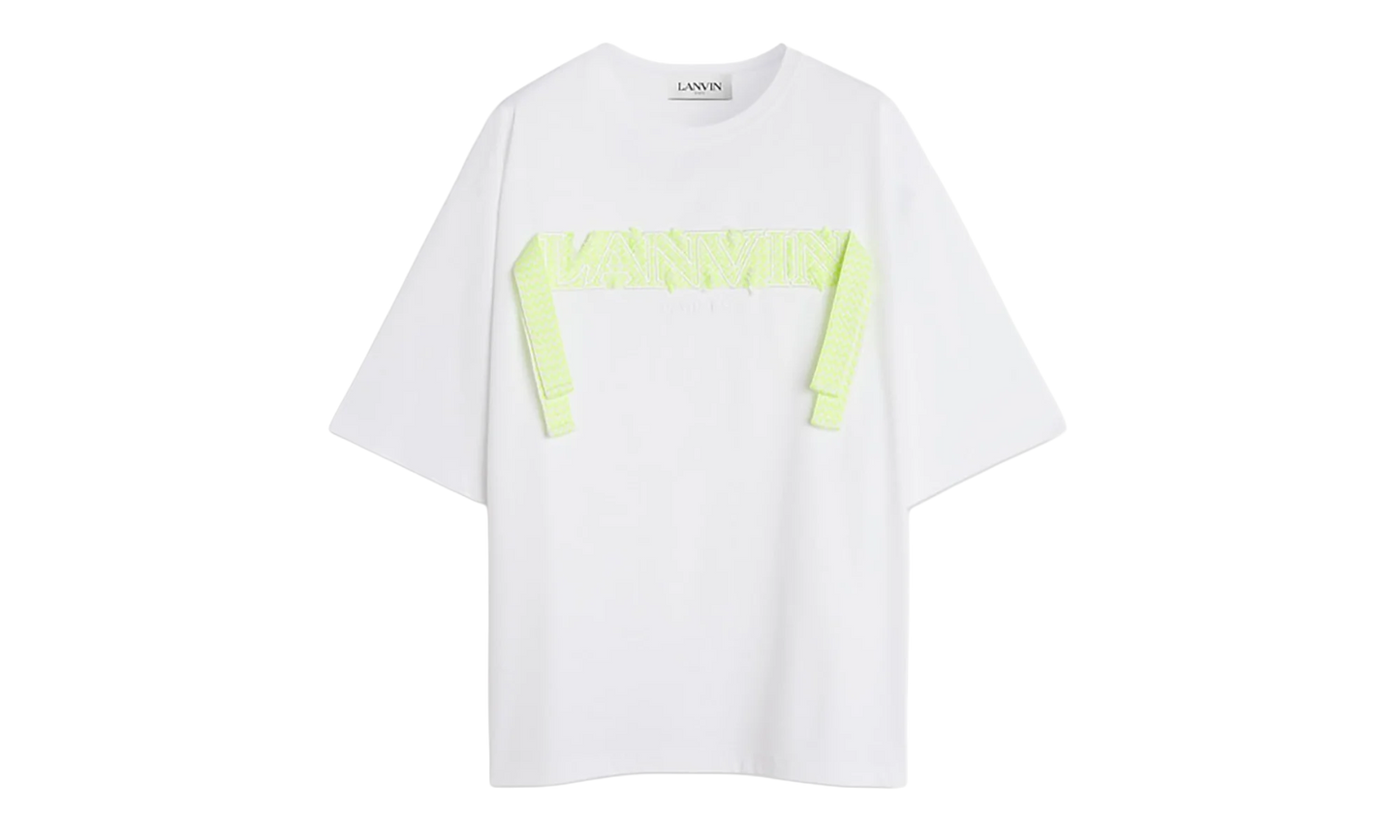 EMBROIDERED COTTON T-SHIRT "White" RM TS0017 J198 P23 01