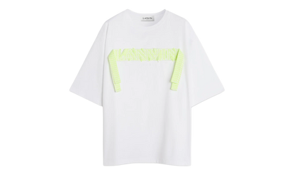 EMBROIDERED COTTON T-SHIRT "White" RM TS0017 J198 P23 01