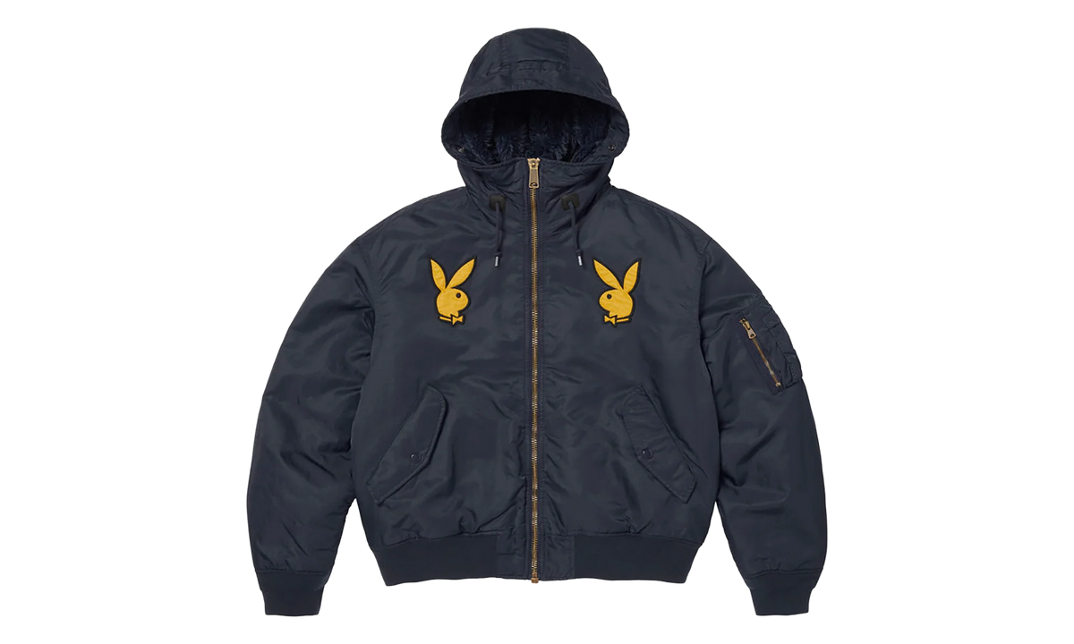 Playboy® Hooded MA-1 "SS26 - Navy" SU27111