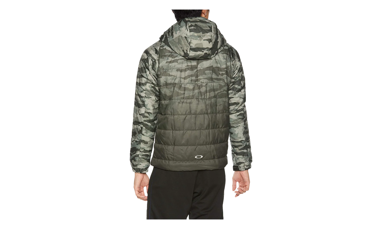 Enhance Insulation Quilting Jacket 8.7 "Green Print" 412586 78Y