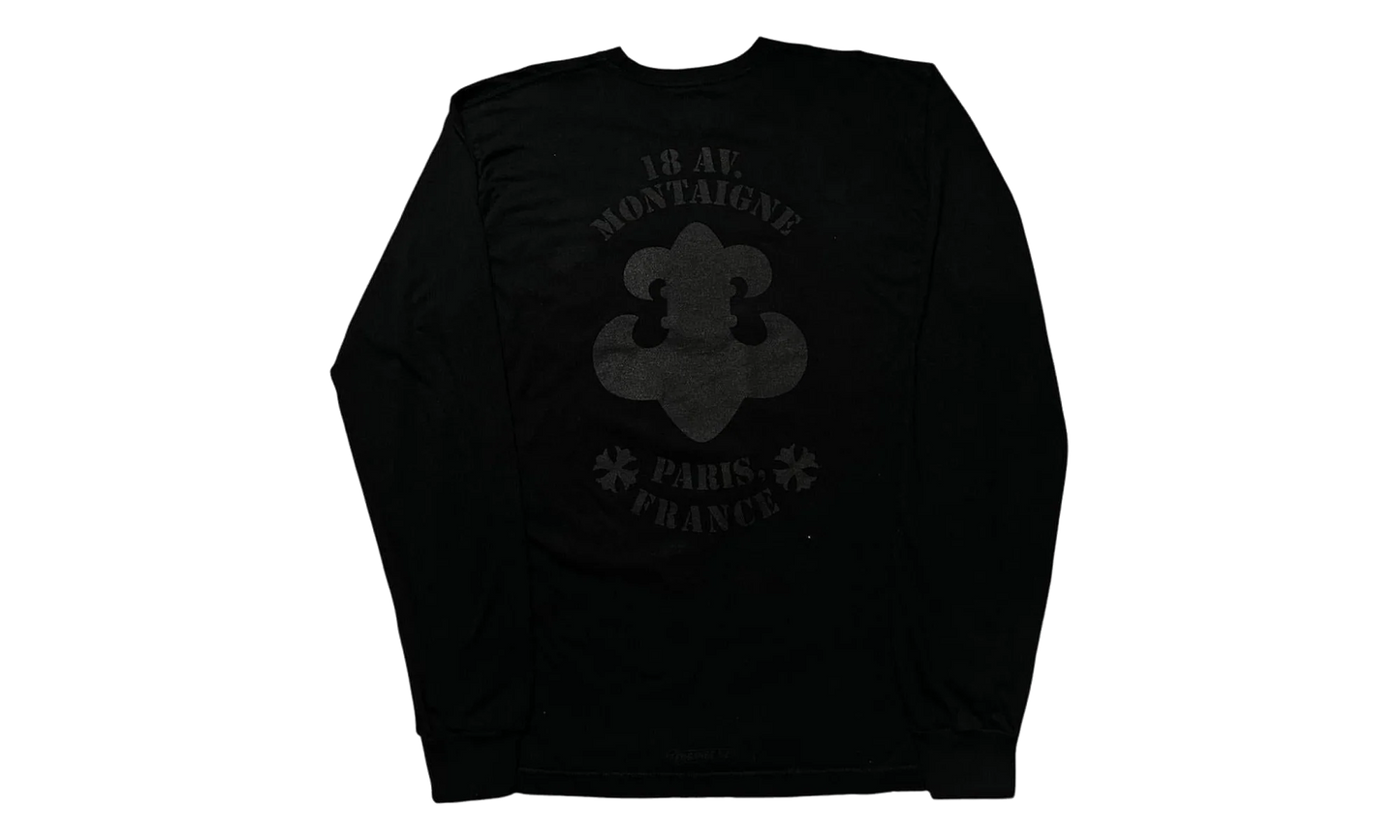 Paris Exclusive Fleur Long-Sleeve T-Shirt "Black" CHRM1150