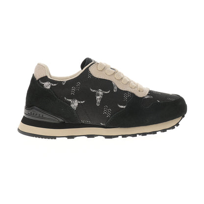 Giddyup Graphic Lace Up Sneakers