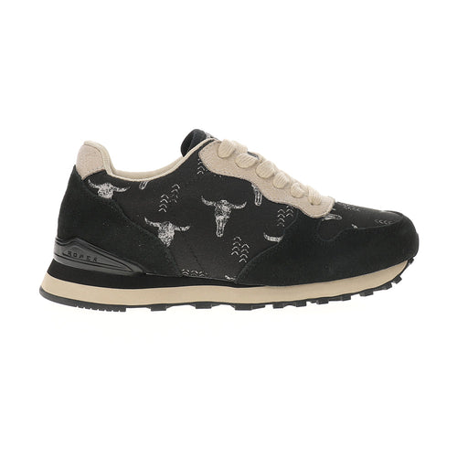 Giddyup Graphic Lace Up Sneakers