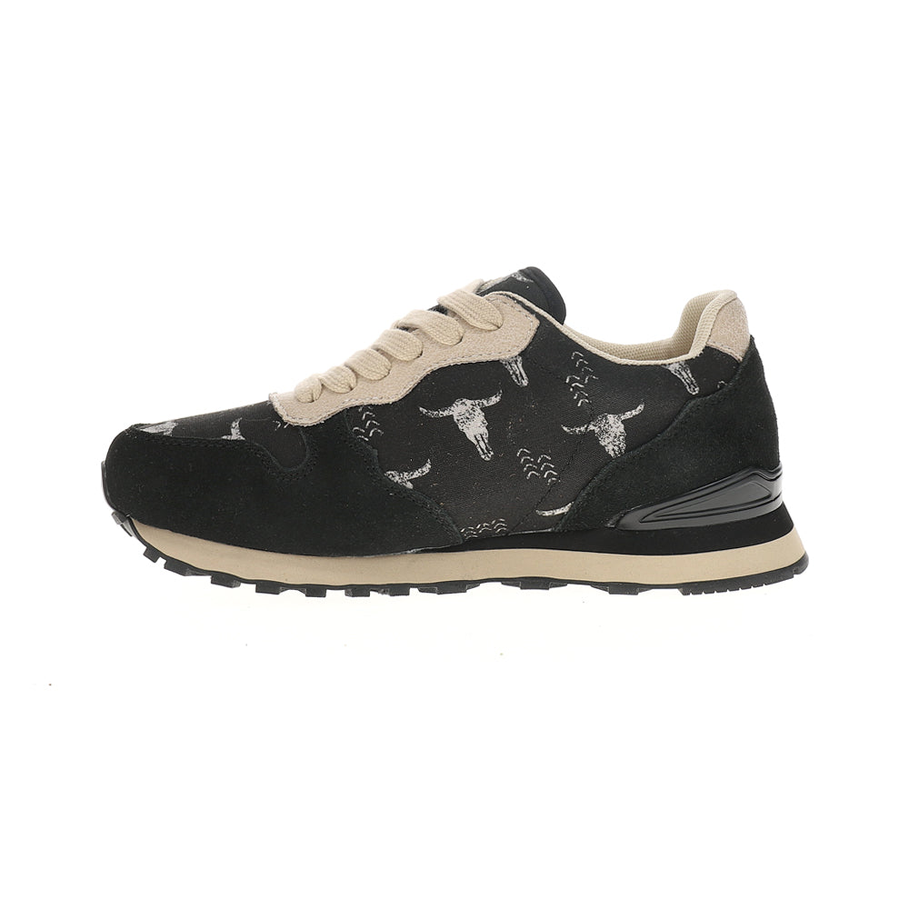Giddyup Graphic Lace Up Sneakers