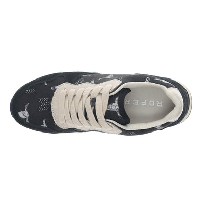 Giddyup Graphic Lace Up Sneakers