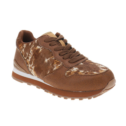 Giddyup Spice Crow Print Lace Up Sneakers