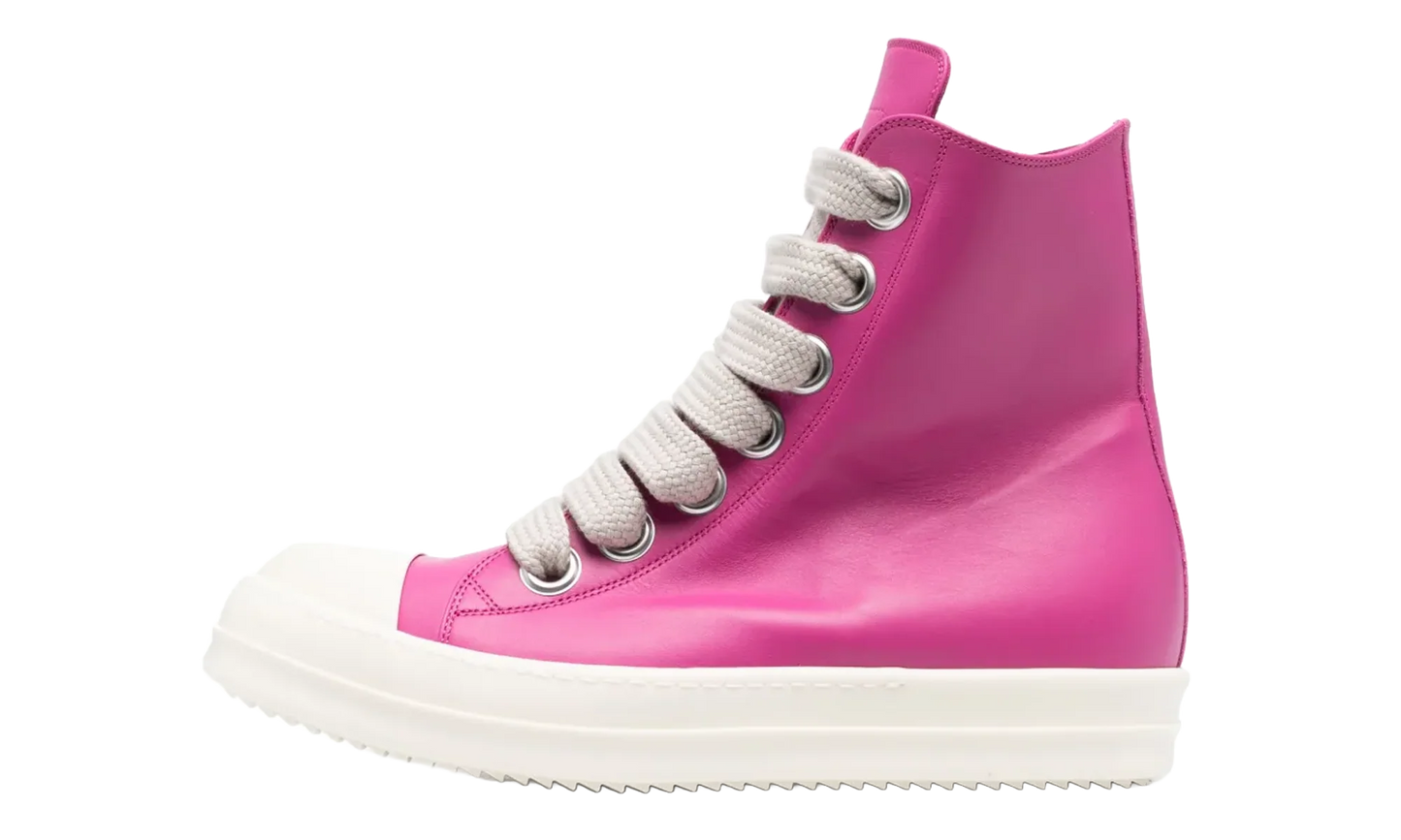 EDFU Jumbo Lace Ramones Sneaker High Leather "Hot Pink Milk" RR01C4892 LPOW2 1311
