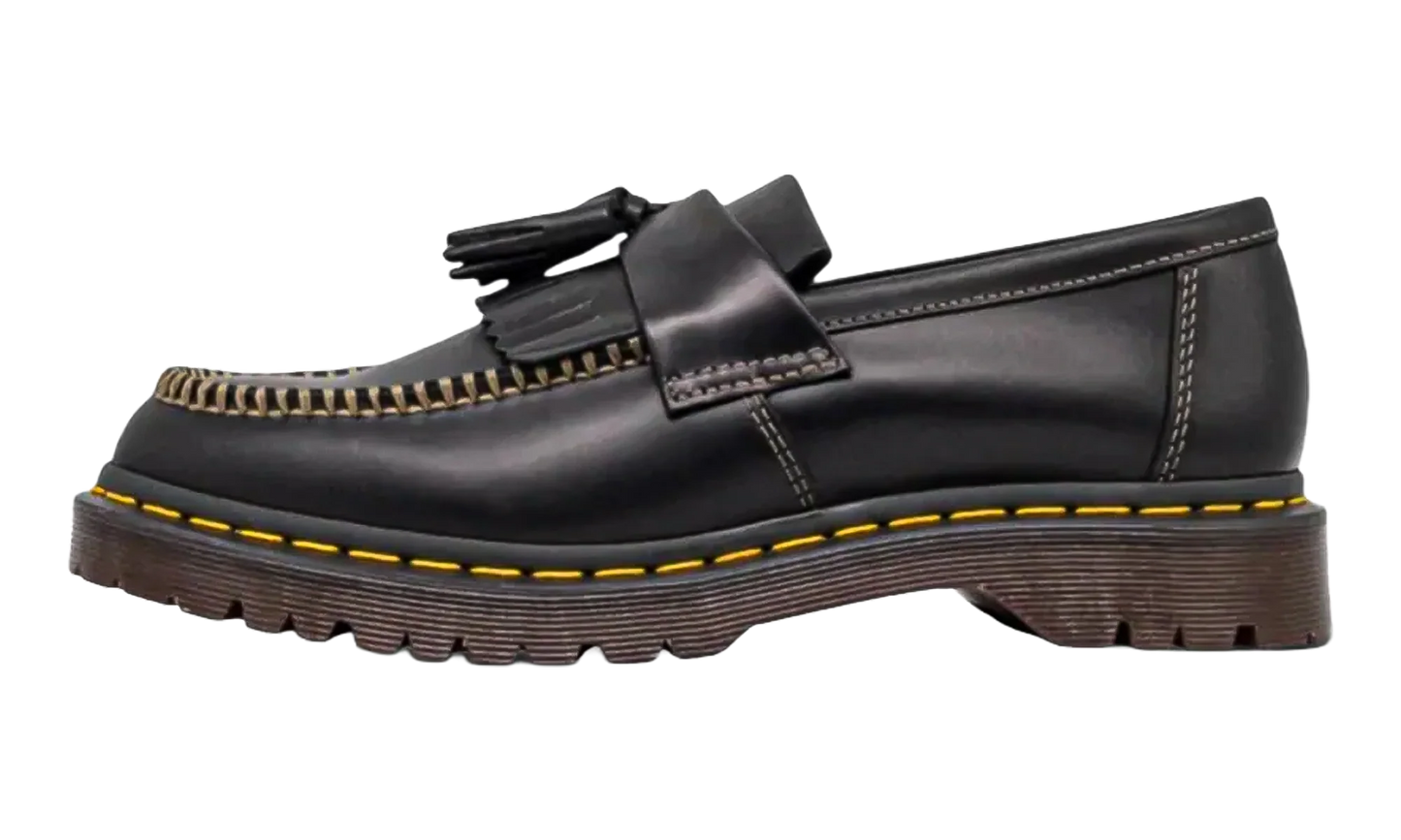 Adrian Orleans Leather Tassel Loafers "Black" 42849001