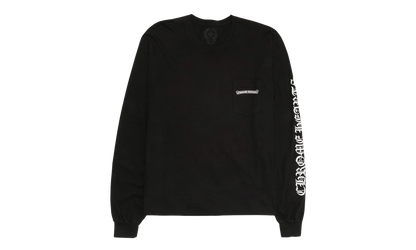 Scroll Logo Long Sleeve T-Shirt "Black / White" CHRM1127