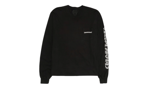 Scroll Logo Long Sleeve T-Shirt "Black / White" CHRM1127