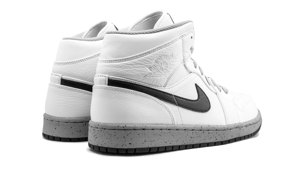 Air Jordan 1 Mid "White/Cement" 554724 115