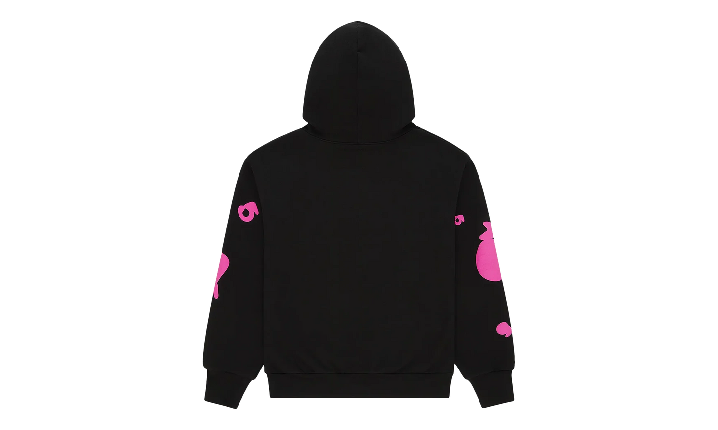 BELUGA ANGEL NUMBER HOODIE "Black/Pink" SP5der404