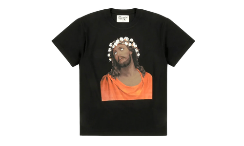 Crown of Made Cotton Short Sleeve T-Shirt "Black" DT290