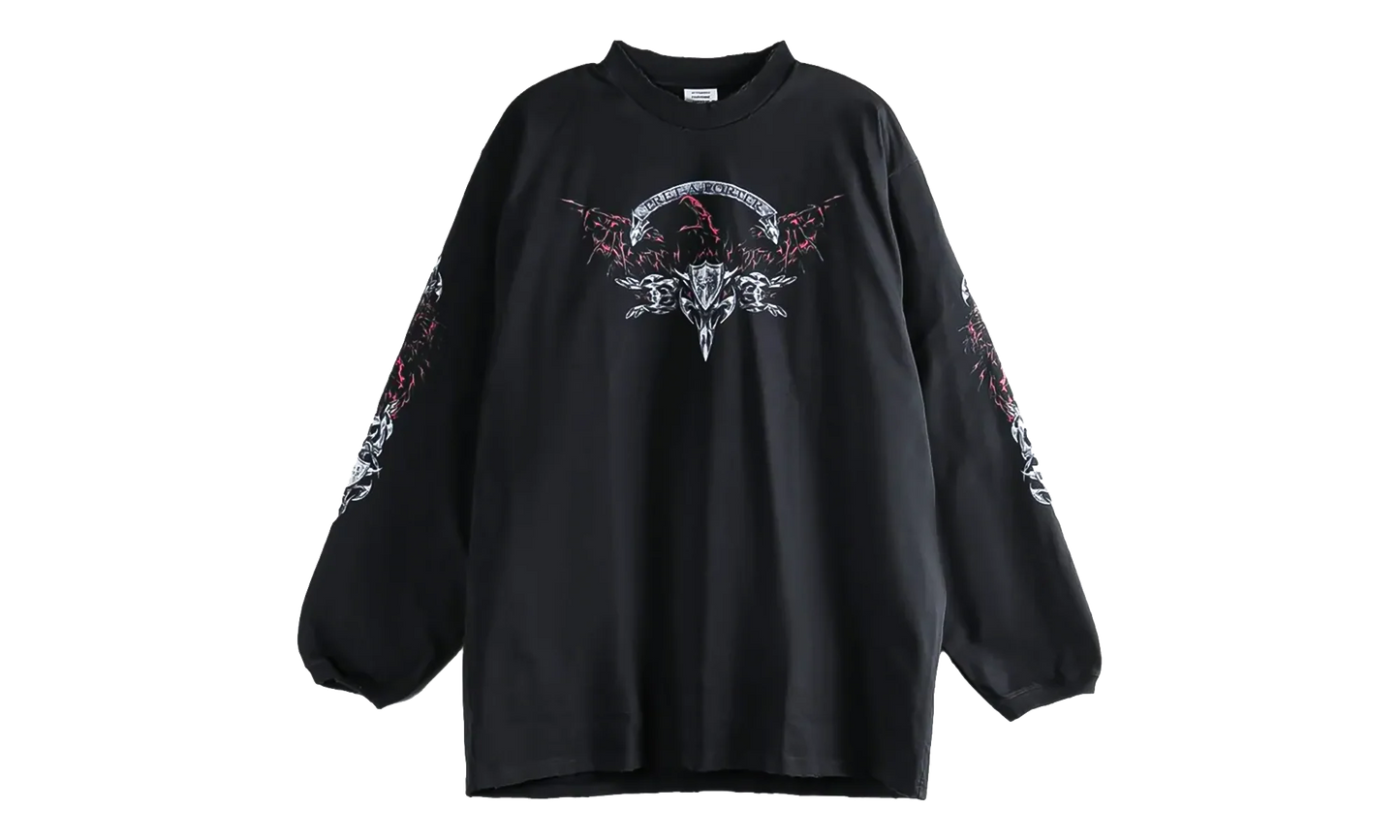 Metal Long-Sleeve Sweatshirt "Black" ME76LS194BX BLAC