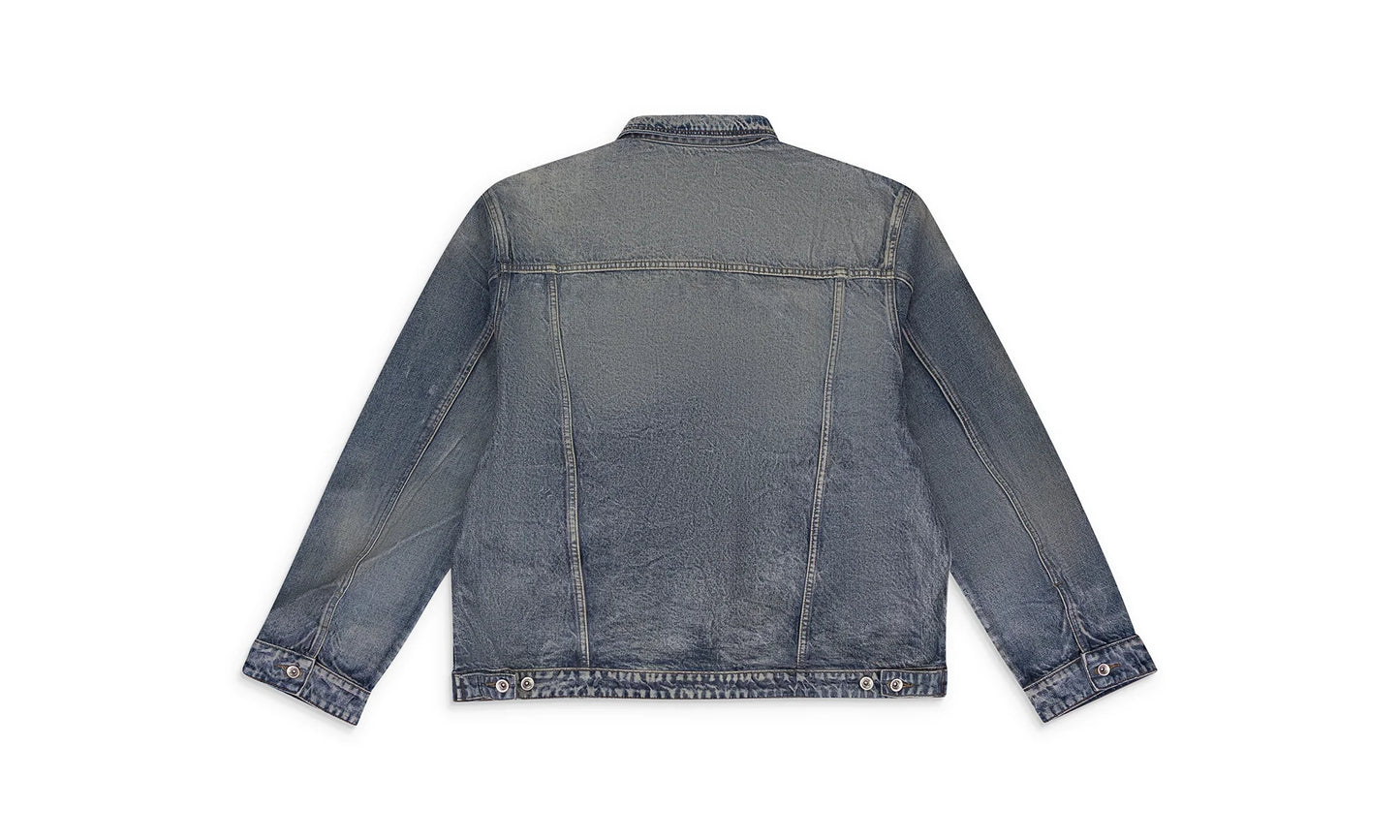FUROR WAXED DENIM JACKET "Indigo" WDWMOTW 0013