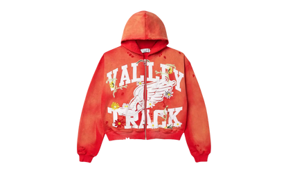 Garden Zip Up Hoodie "Red" UOOHT1N6