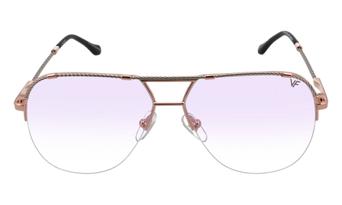 Blanco Half Rim 24KT Two-Tone "Rose / White Gold / Purple Gradient Photochromatic" HRBA2 0009 2D3