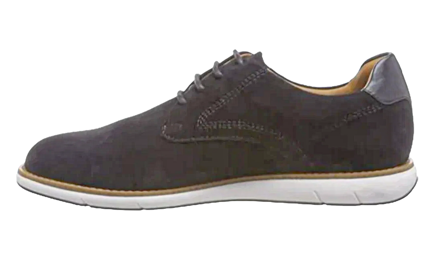 Derby Lace-up Suede Oxford Shoes "DARK BLUE" 50402320 401