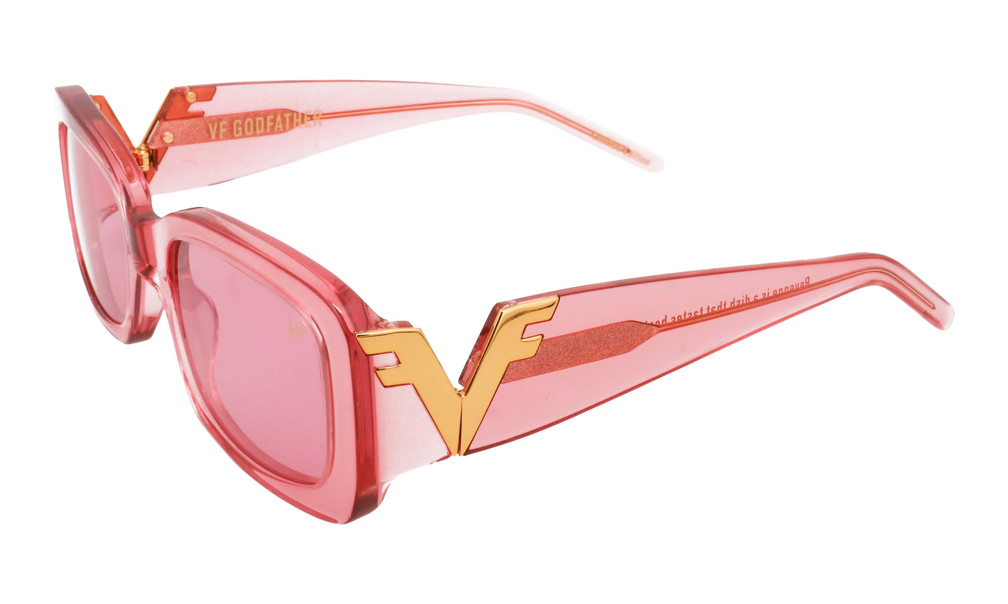 Godfather Neon Limited Edition Acetate "Neon Pink Translucent" GDGD2 0010 52A8