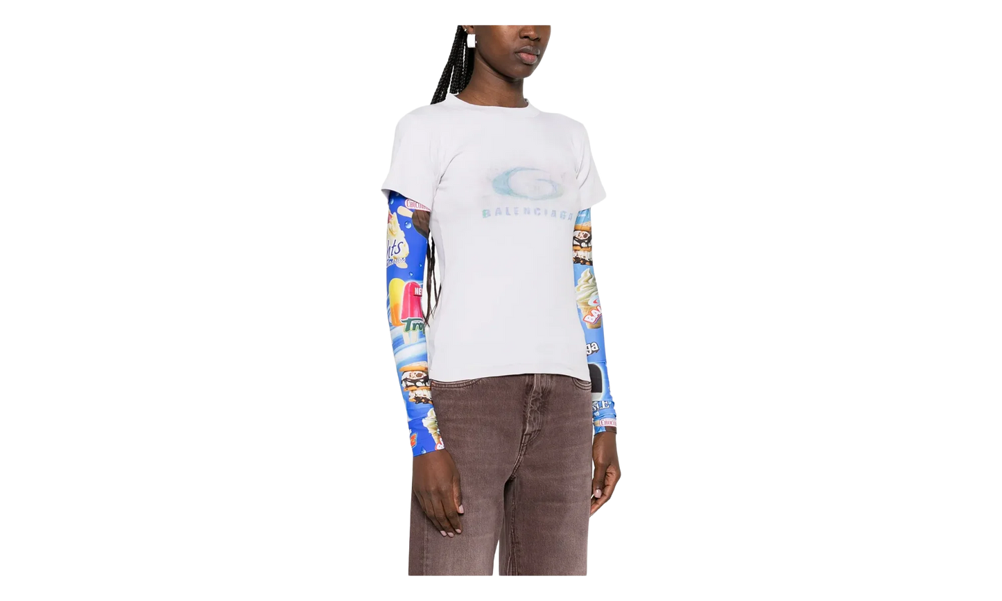 Double Sleeve T-Shirt WMNS "Multi" 809262 TTVN7 9059
