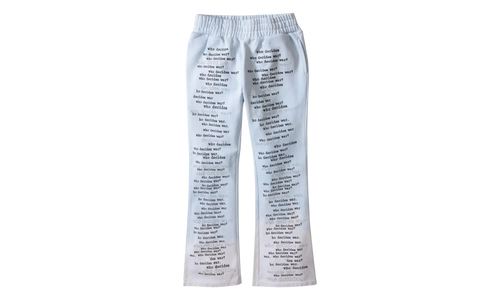 WDW Scripture Sweatpants "Light Blue" B7G7GKWM