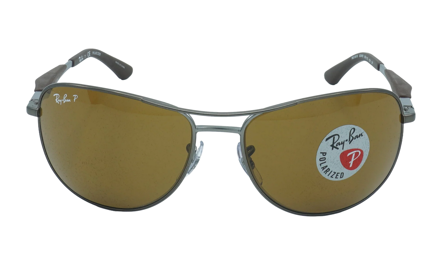 Pilot Polarized Sunglasses "Matte Gunmetal" RB3519-029-83_59