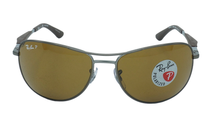 Pilot Polarized Sunglasses "Matte Gunmetal" RB3519-029-83_59