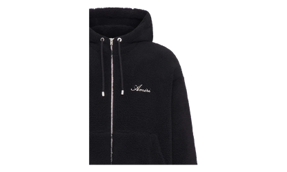 Bones Fleece Zip Hoodie "Black" AMOUJA1010 001