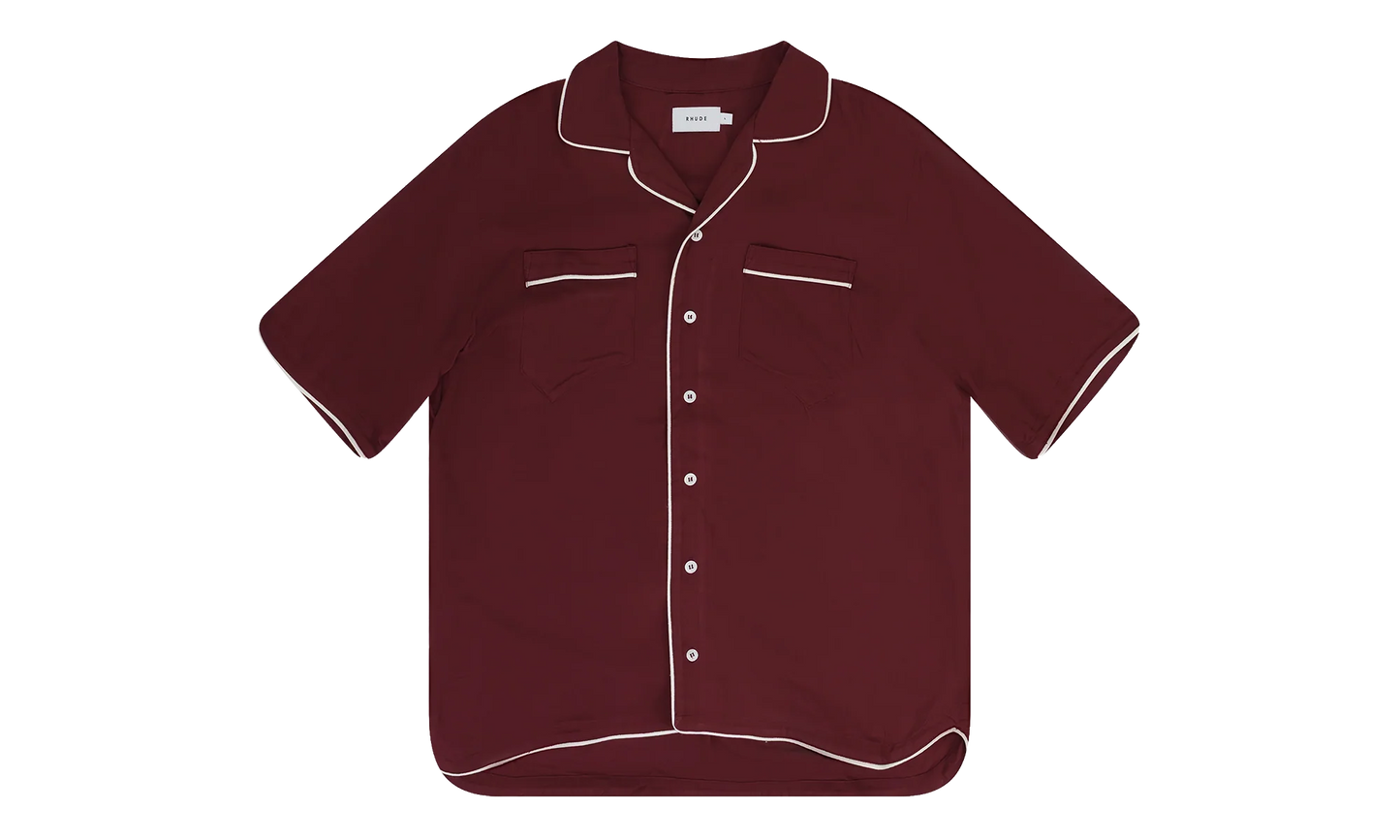 Pajama Shirt "Maroon" RHSS22SR13092127 MRN