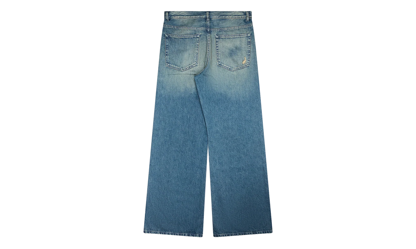 Modest Relaxed Flared Trousers "Mid Blue" ADR MJNS 0001