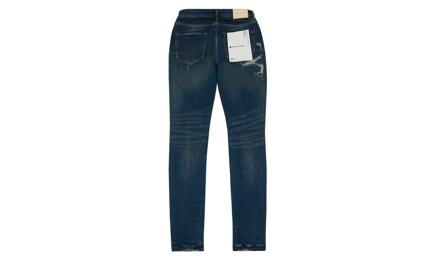 Light Destroy Indigo Denim "Blue" P001 LDDI324