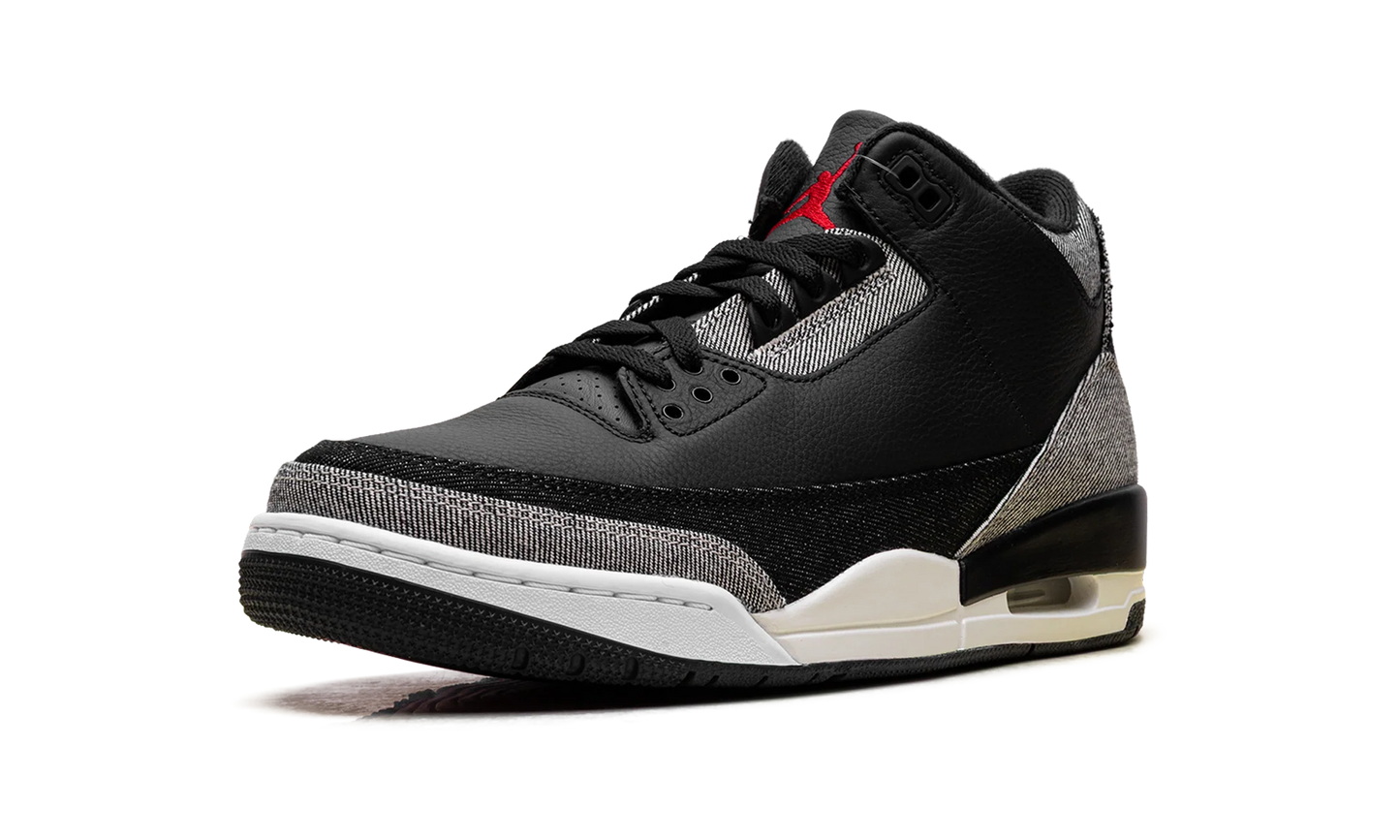 Air Jordan 3 "Levi's - Black Denim" IR0914 400