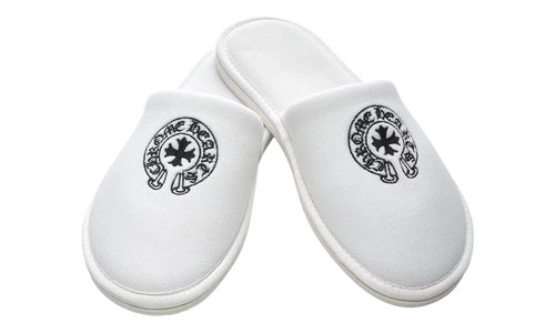 CH Hotel Slippers "White / Black" CHRM0917