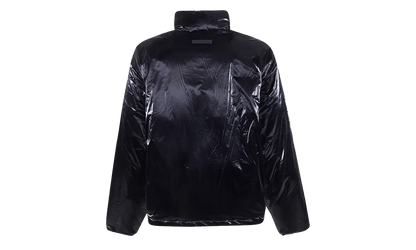 Ripstop Nylon Puffer Jacket "Metallic Black" 202HO258181F