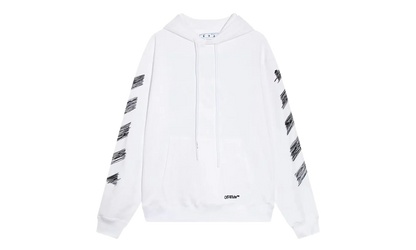 Scribble Boxy Hoodie "White" OMBB110S23FLE0050110